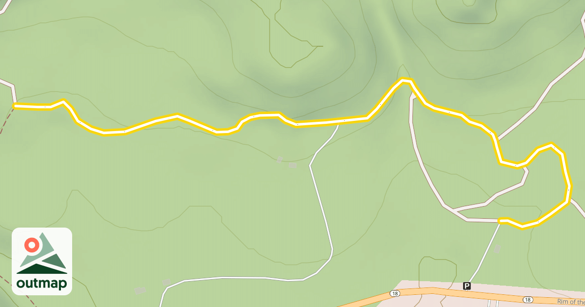 Map of Country Road