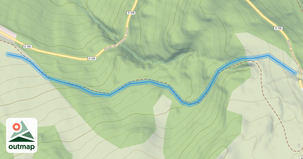 Map of Chamois