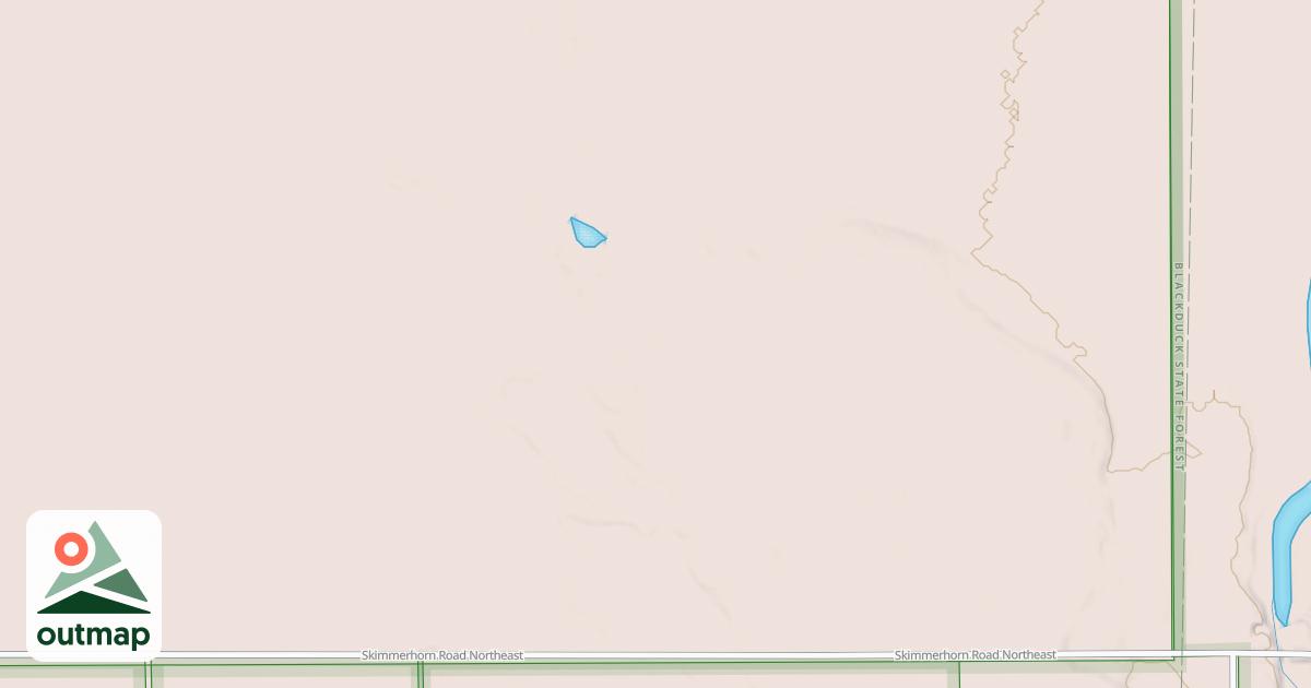 Map of BROOKS ROAD NORTHEAST