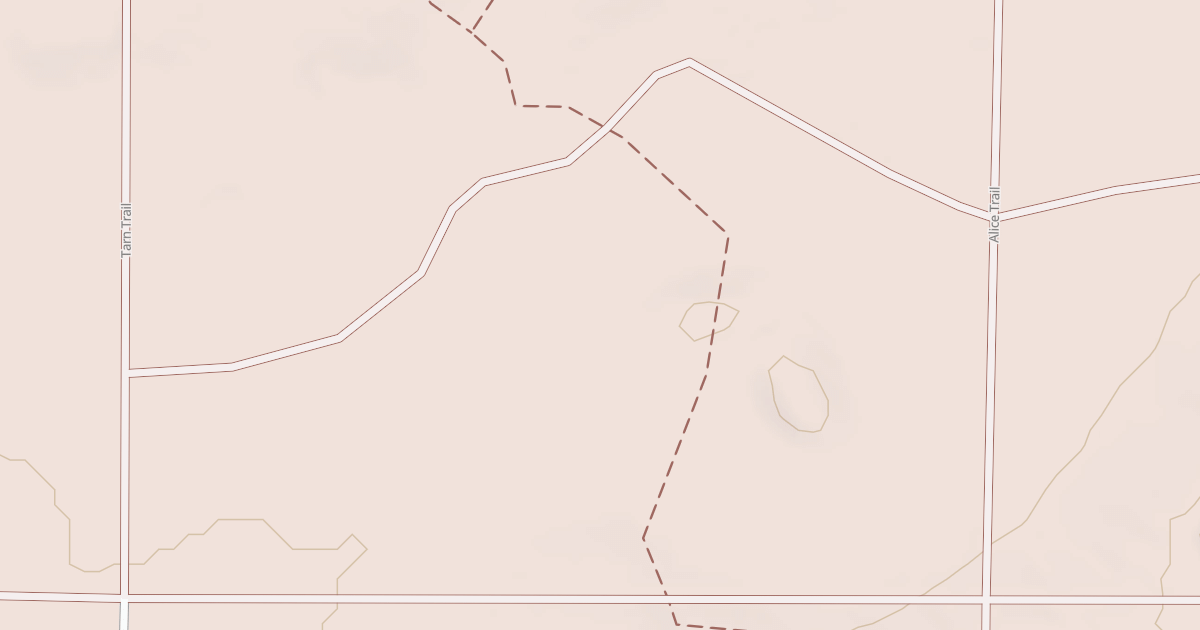 Map preview of West Higgins Trail