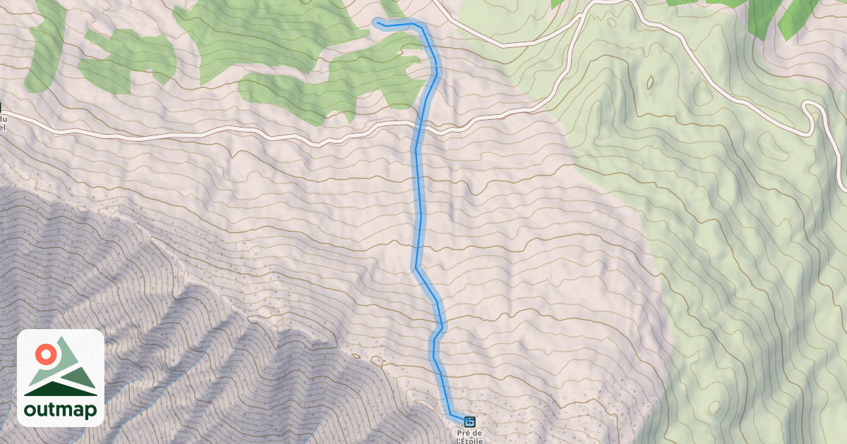 Map of L'Edelweiss