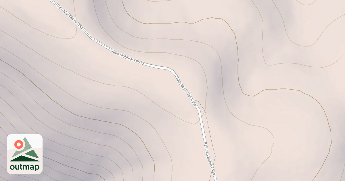 Map of BALD MOUNTAIN
