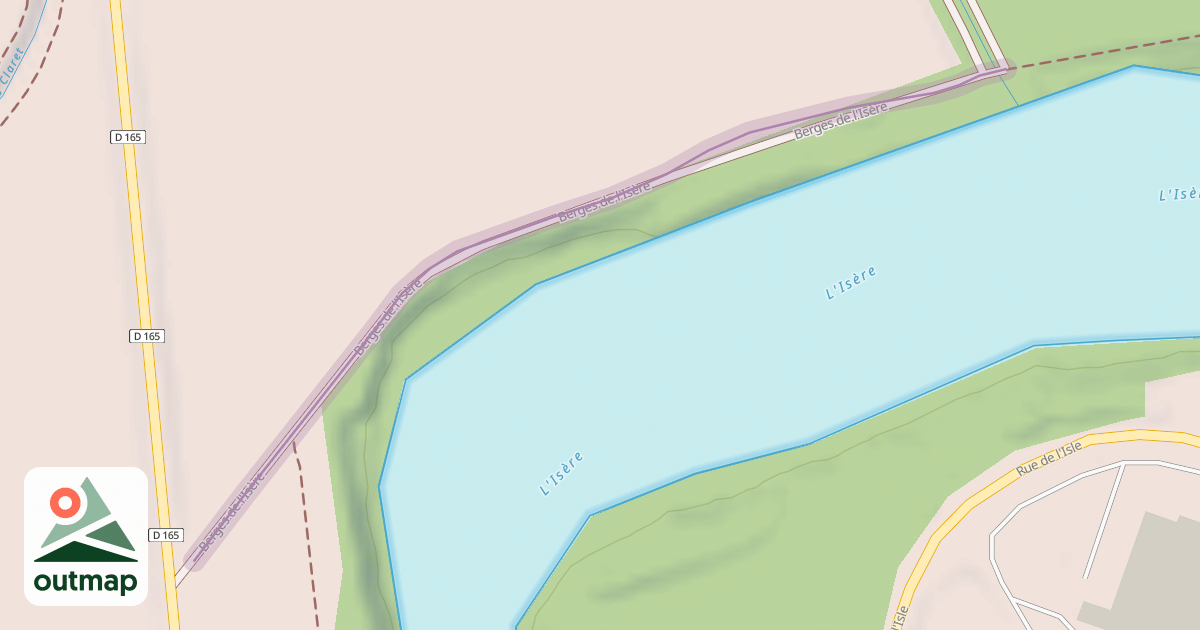 Map of Berges de l'Isère