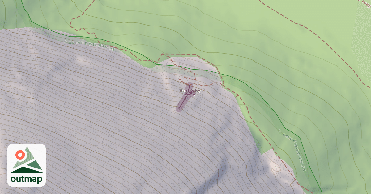 Map of Harry Daley Route