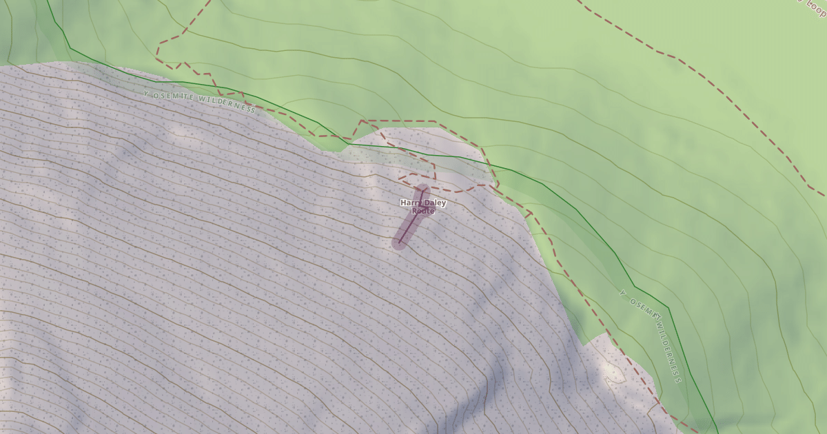 Map preview of Harry Daley Route