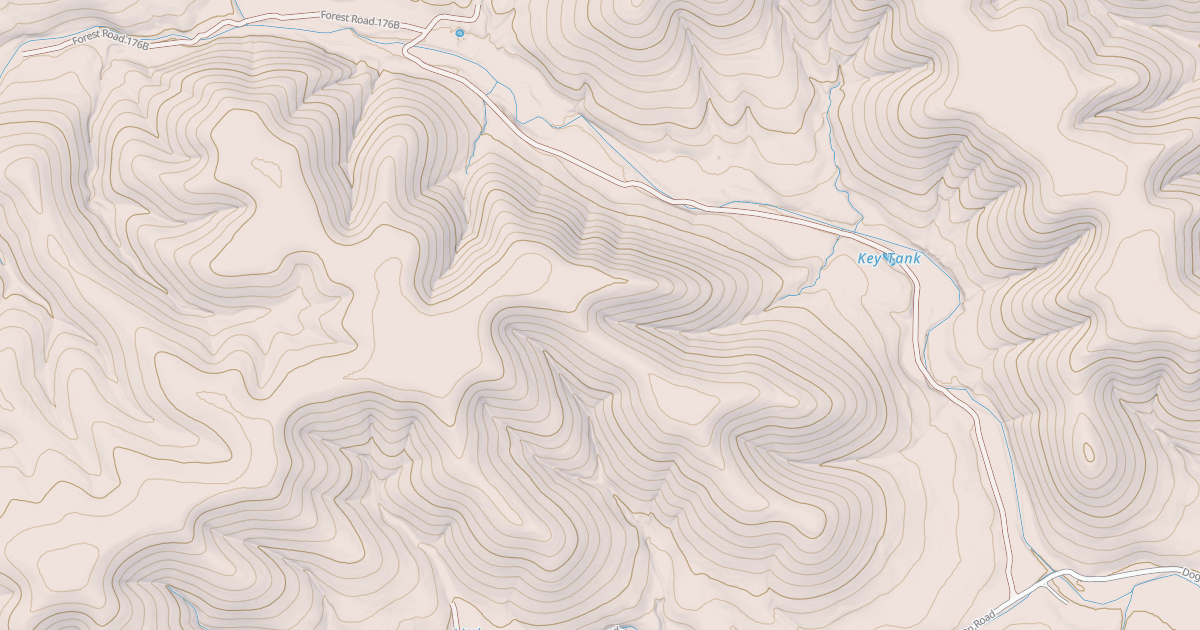 Map preview of USFS Motor Vehicle Use Map Roads {5ED8811A-675D-4CD3-B315-4775A265C5DE}