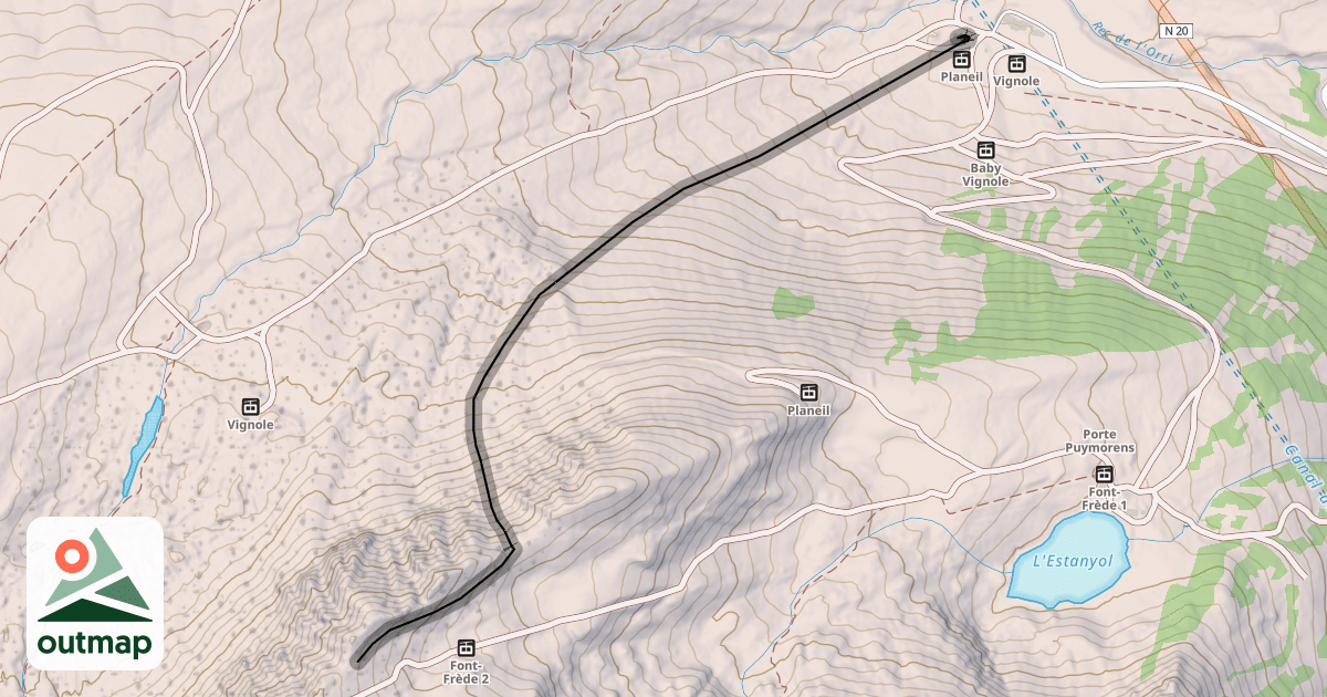 Map of La Cheminée