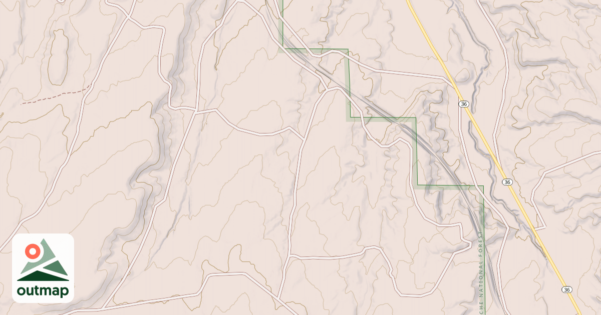 Map of BOULTER CREEK WATER HAUL