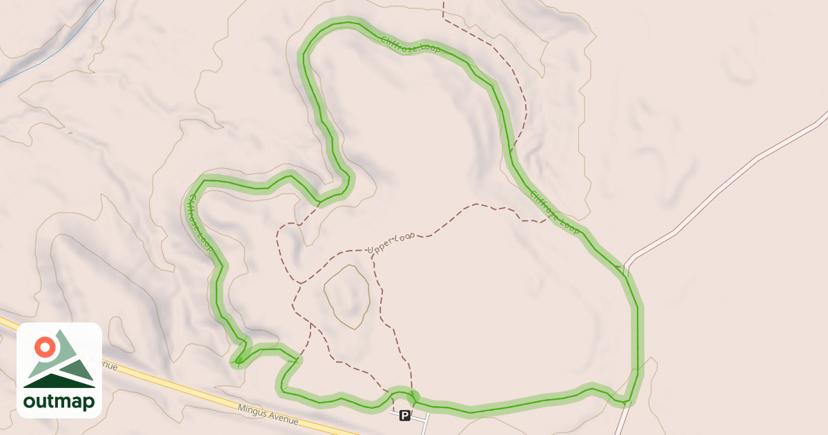 Map of Cliffrose Loop