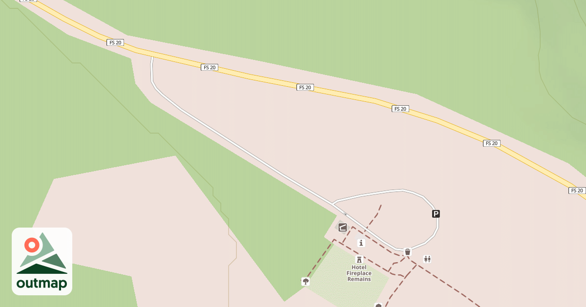 Map of BIG FOUR TRAILHEAD