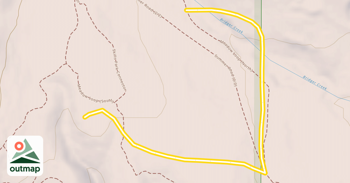 Map of Meadow Loop