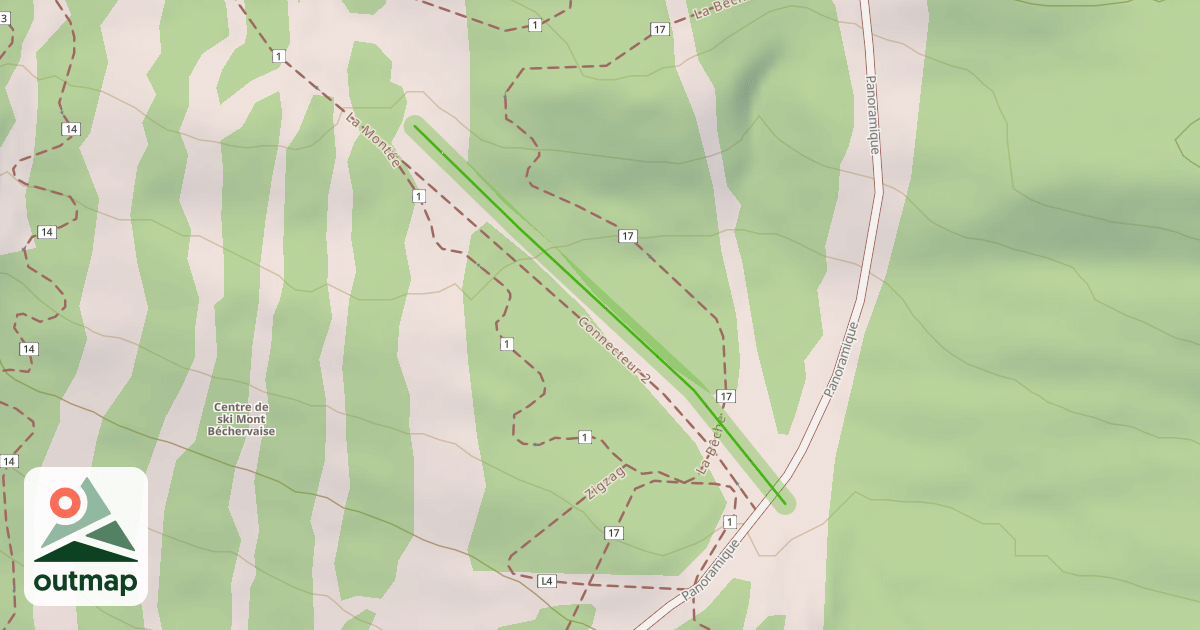 Map of La promenade