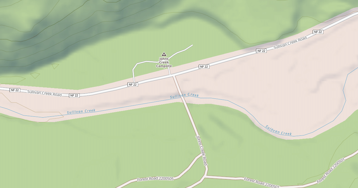 Map preview of JOHNS CREEK