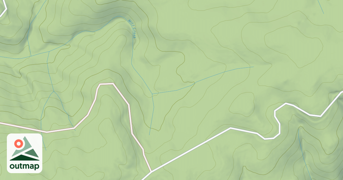 Map of CRESCENT SPUR A