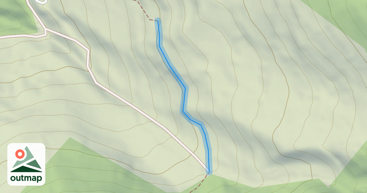 Map of Sentier du Plan du Cerf et de l'Enversin