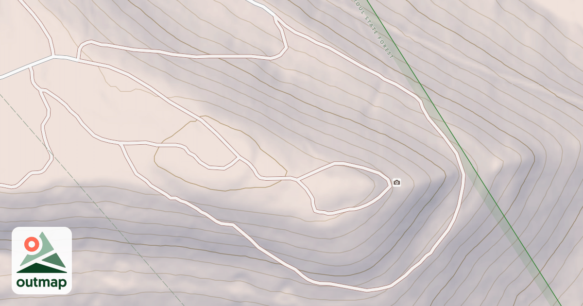 Map of Bloody Skillet ATV Trail