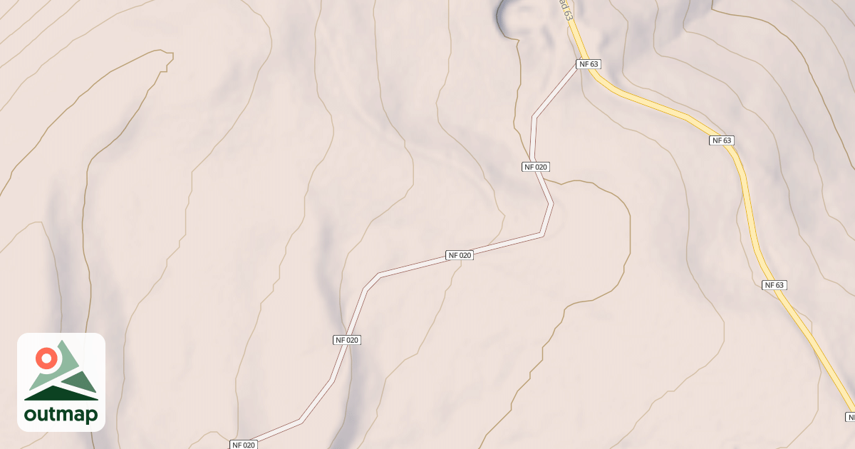 Map of USFS Motor Vehicle Use Map Roads {E8F97BC9-BAED-4535-91BF-D855A9128E6E}