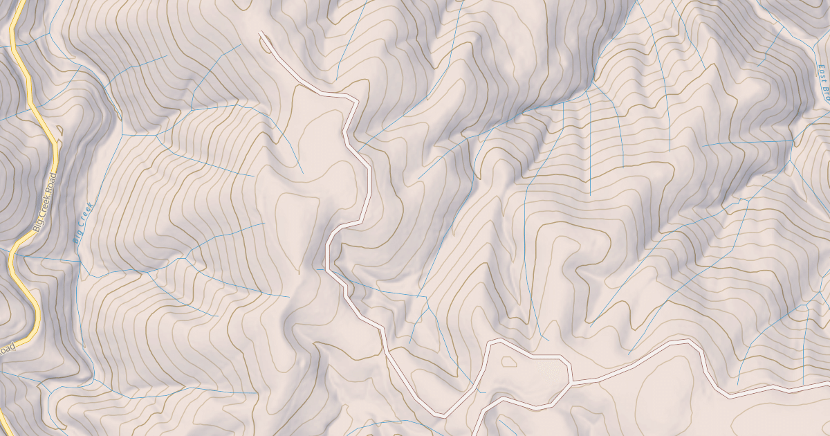 Map preview of BIG CR. TIE SPUR