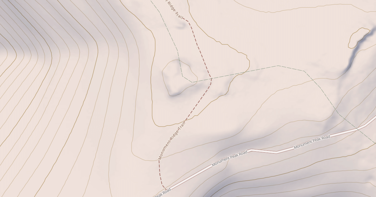 Map preview of MONUMENT RIDGE NORTH