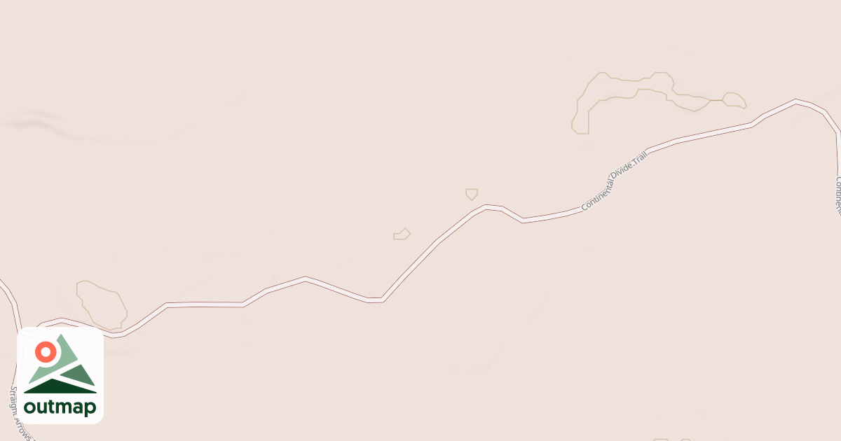 Map of Straight Arrows Trail