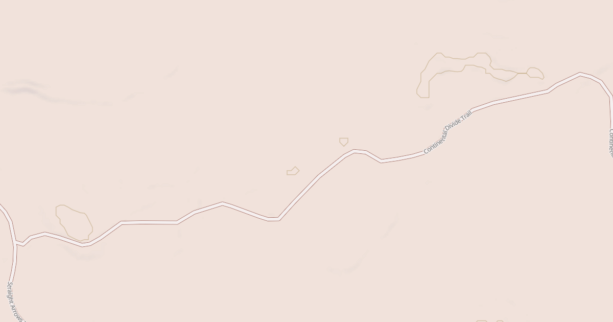 Map preview of Straight Arrows Trail
