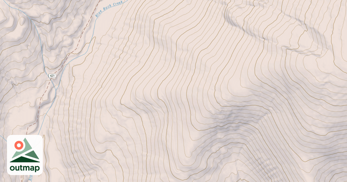 Map of BLUE BASIN K