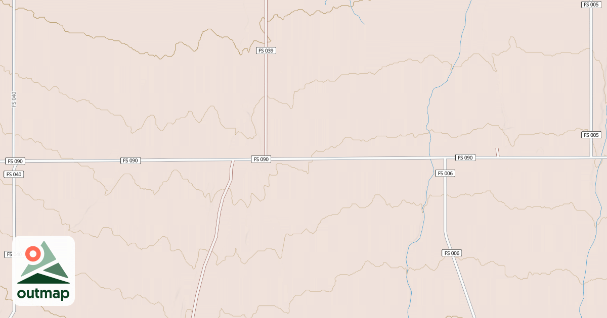 Map of NORTH OAK BRUSH CANYON