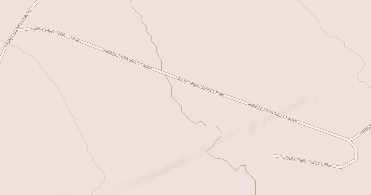 Map preview of HAPPY CANYON SPUR C1