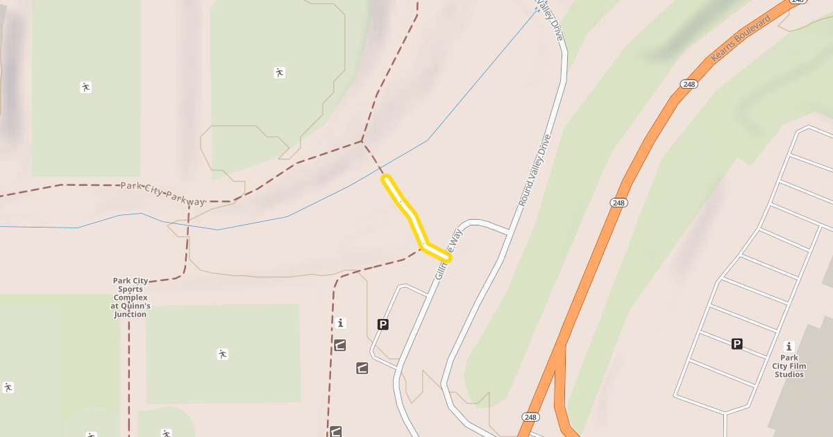Map preview of Park City Parkway