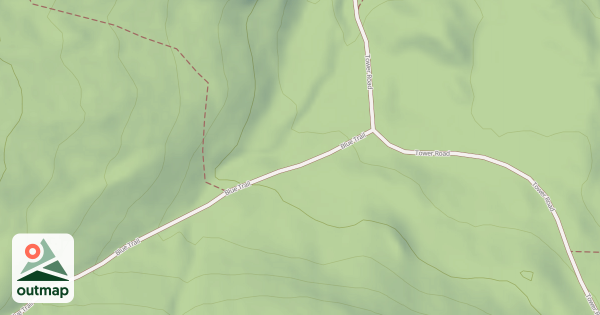 Map of Telephone Line Trail