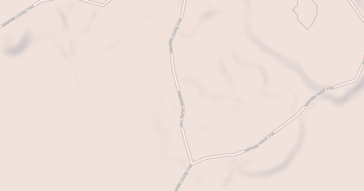 Map preview of Matthew Lourey State Trail