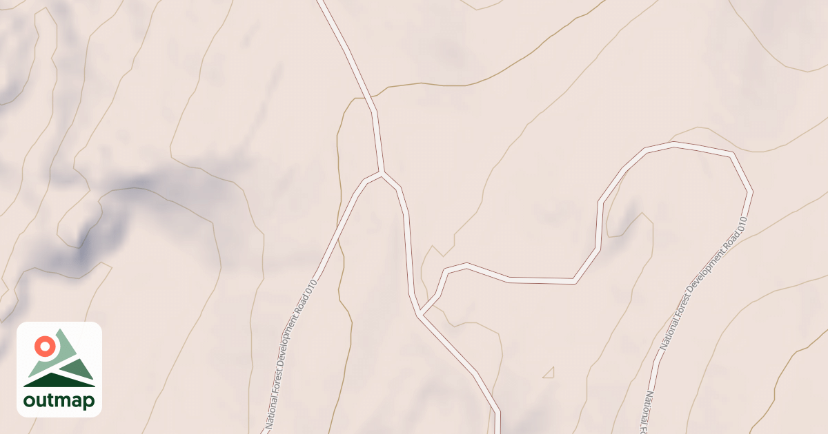 Map of GILLETTE RIDGE TRAILHEAD