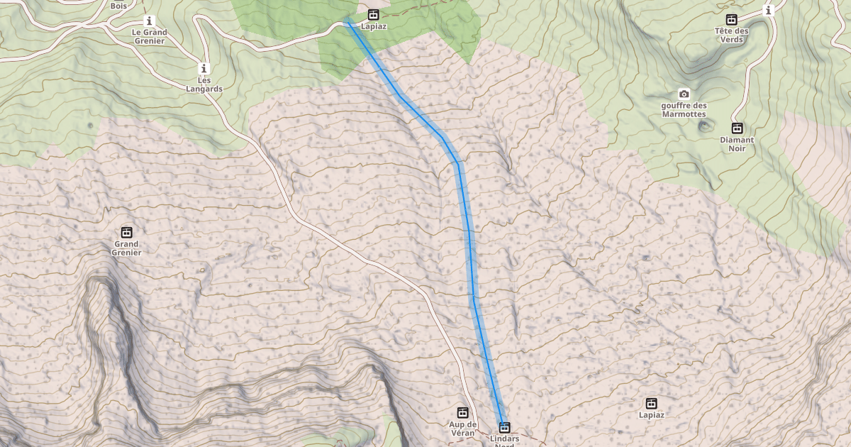 Map preview of Lapiaz