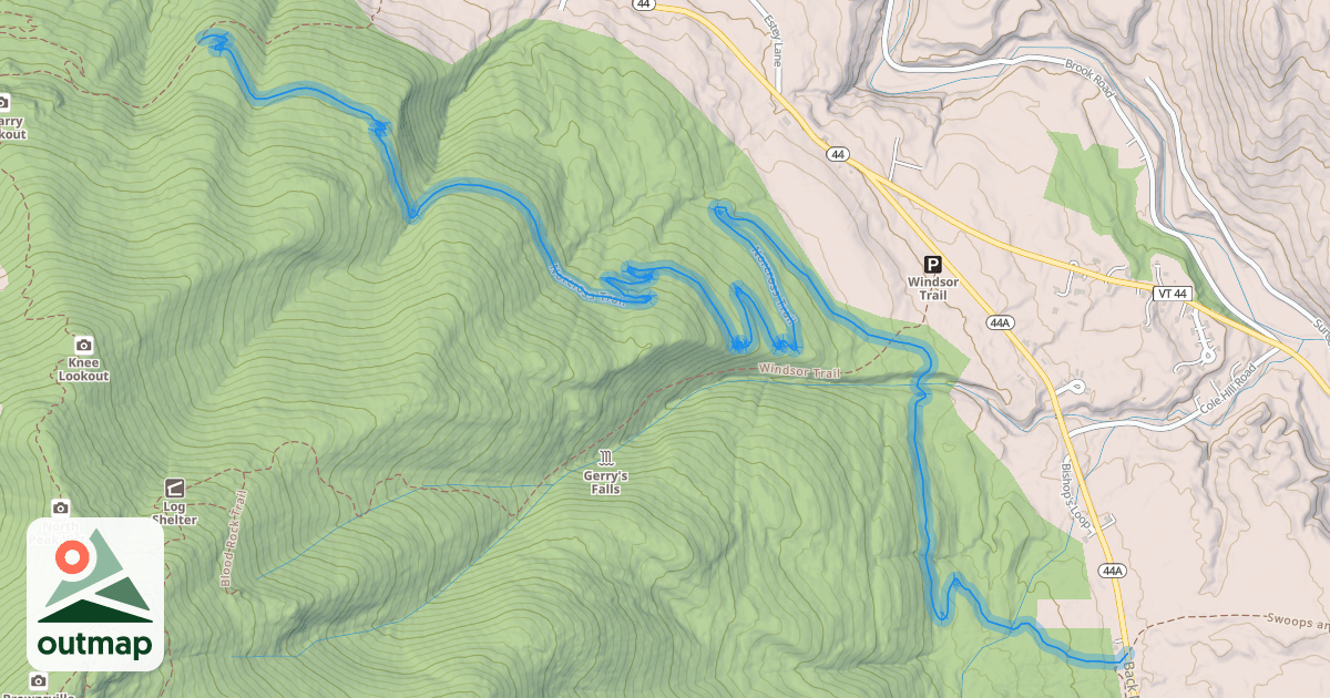 Map of Norcross Trail