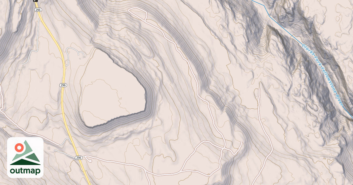 Map of ANTELOPE SPUR