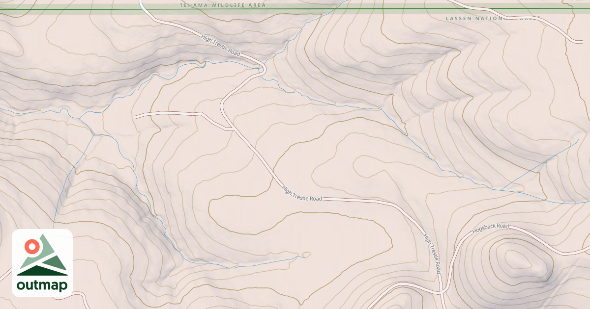 Map of HIGH TRESTLE TIE