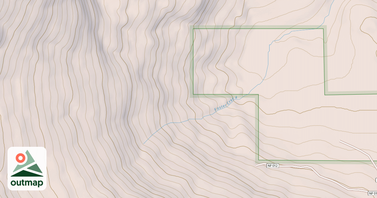 Map of BENNET FLAT