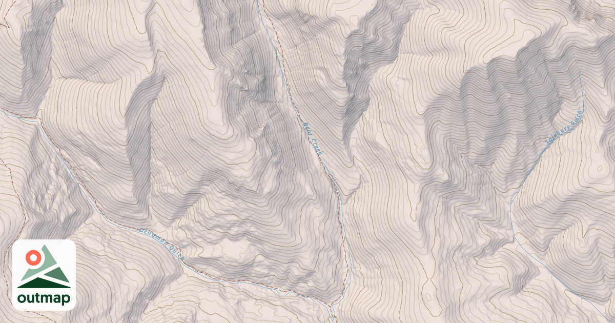 Map of Bear Creek