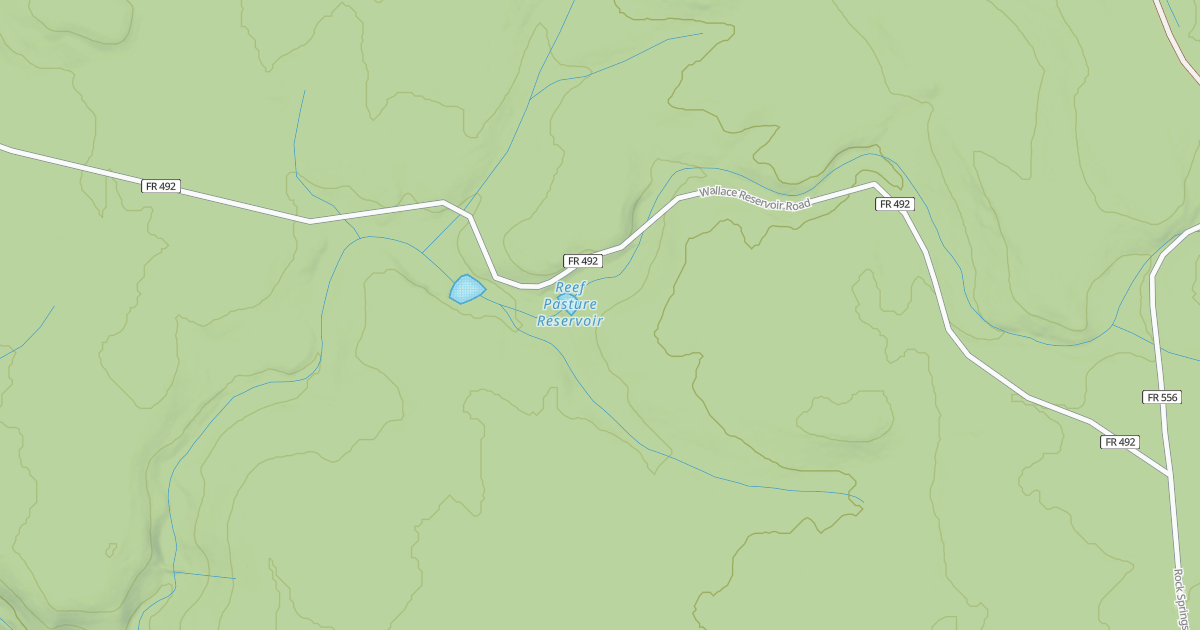 Map preview of WALLACE RSVR