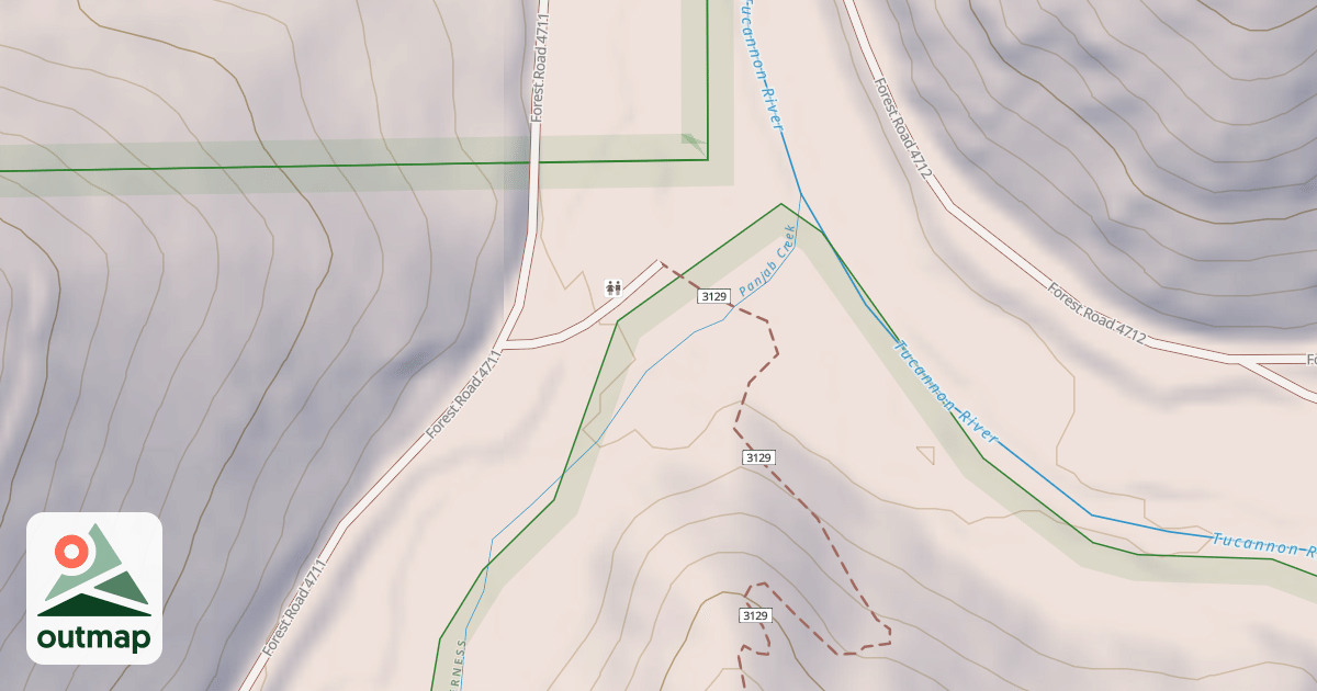 Map of PANJAB CAMPGROUND