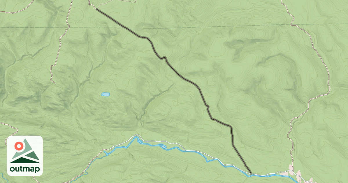 Map of Descente du Ruisseau à l'eau claire