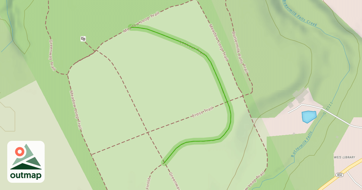 Map of Lookout Trail