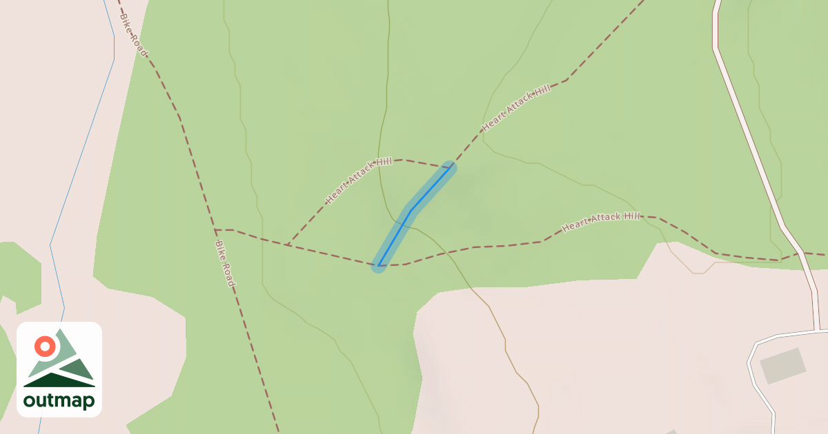Map of Heart Attack Hill