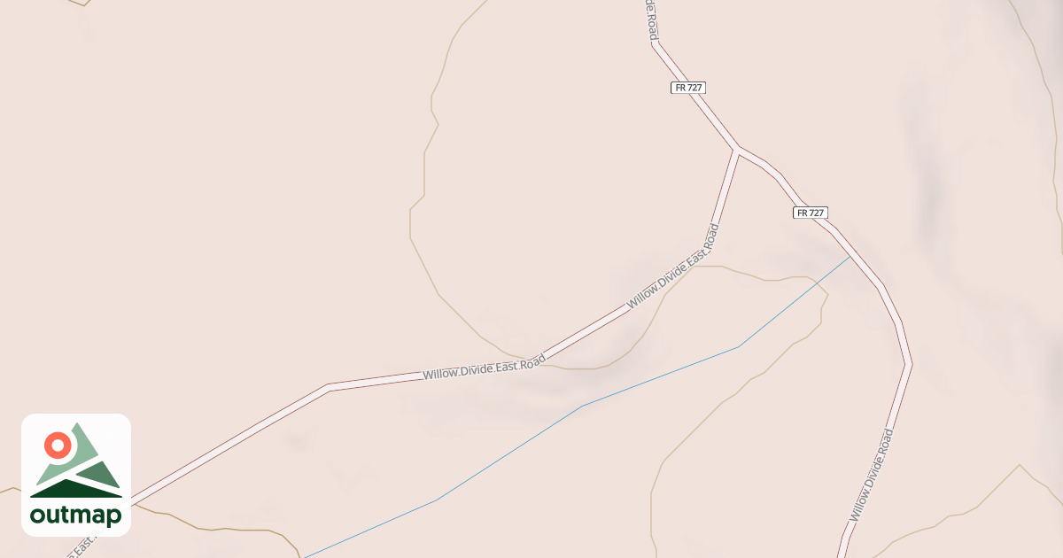 Map of WILLOW DIVIDE E