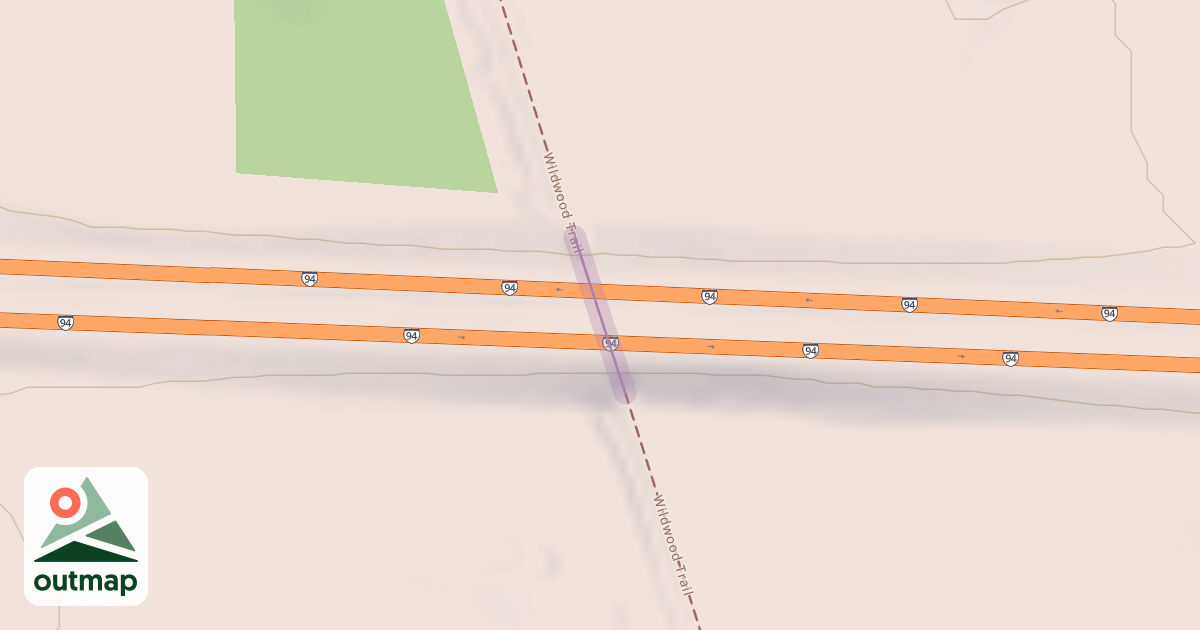 Map of Wildwood Trail