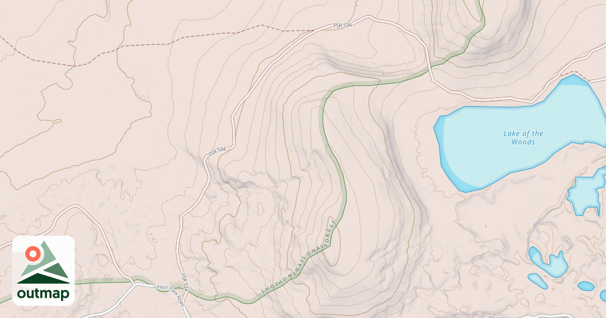 Map of LAKE OF THE WOODS