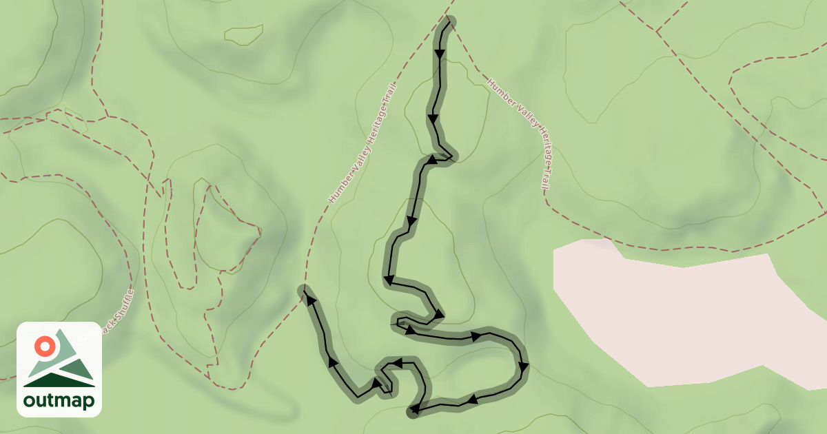 Map of Gnarly Berms