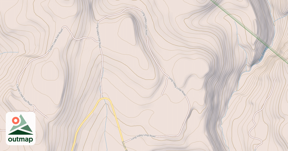 Map of LONG VALLEY LOOP