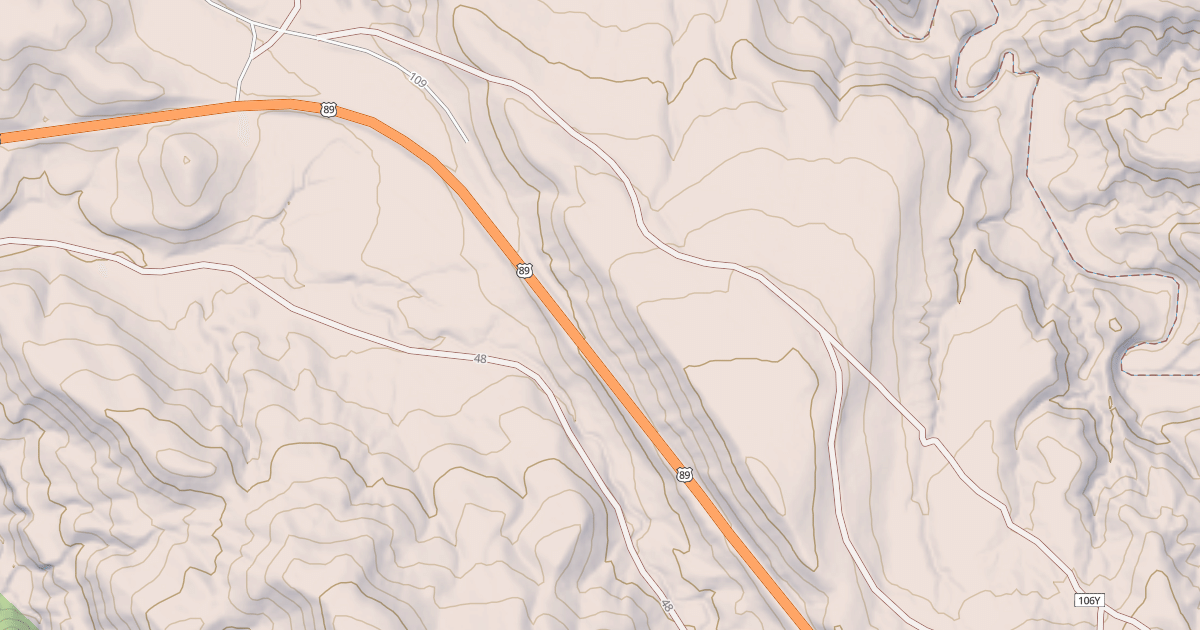Map preview of BLM National GTLF Public Motorized Roads 10233636-b746-4bc1-8e83-5342d393c545