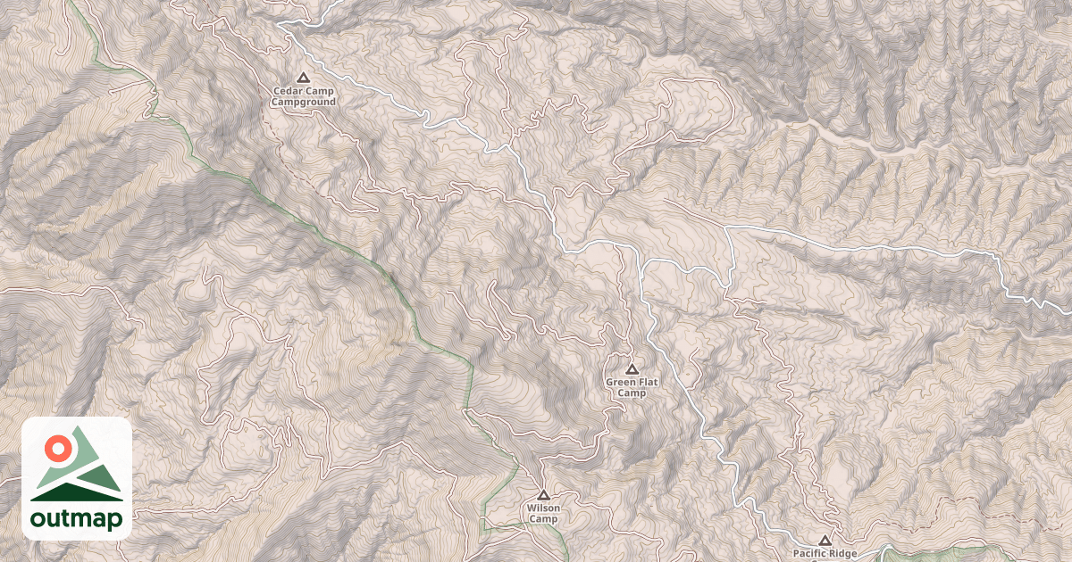 Map of FOUTS SPRINGS-HOUGH SPRINGS